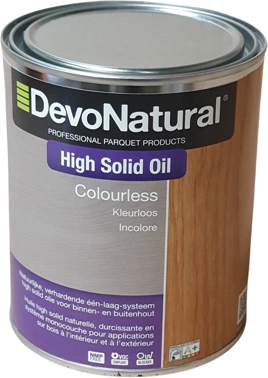 DevoNatural High Solid Oil kleurloos 1 L