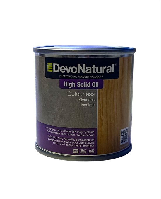[DEVO00020] DevoNatural High Solid Oil kleurloos 100 ml