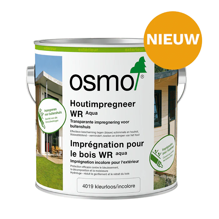[13800041] Osmo Hout impregnering WR aqua Outside 4019 Aqua 0,75L