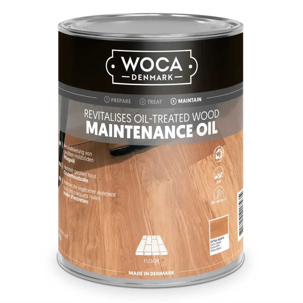 [WOCA40058] Woca onderhoudsolie Wit 750ml t369